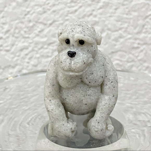 Vintage Unsigned Quarry Critters Ape Monkey Mini Miniature Figurine - Picture 9 of 11